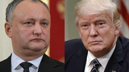 Трамп поздравил Додона с Днем независимости Республики Молдова