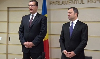 Текст соглашения  по созданию Альянса за европейскую Молдову и список распределенных должностей  между партиями