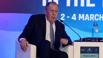 Лавров на форуме в Индии: «Мы пытаемся остановить войну, в которой Украина напала на Россию»