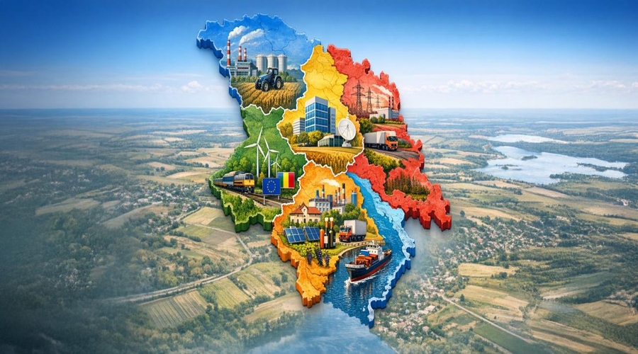 Пять экономических регионов. Архитектура экономического управления Молдовой