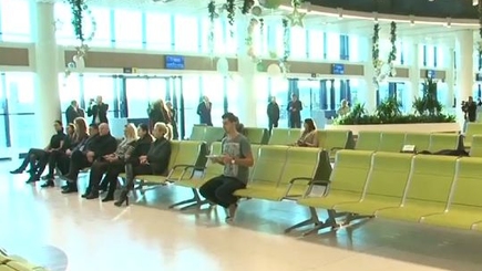 Новый зал вылета в кишиневском аэропорту