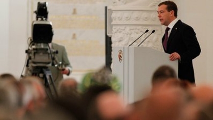 Выступление президента России с ежегодным Посланием Федеральному Собранию