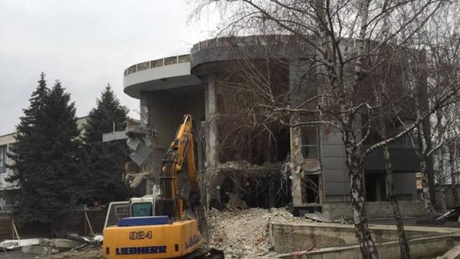 В столичном секторе Рышкановка сносят неавторизованное строение