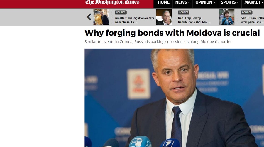 The Washington Times: ДПМ противостоит вмешательству России во внутреннюю политику Молдовы