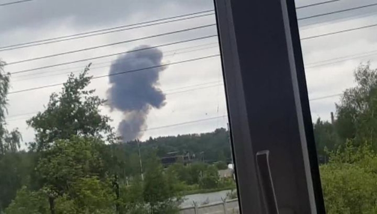 В Подмосковье упал самолет