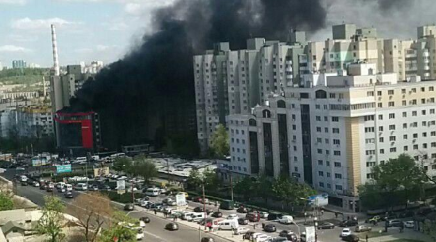Еще один пожар в Кишиневе