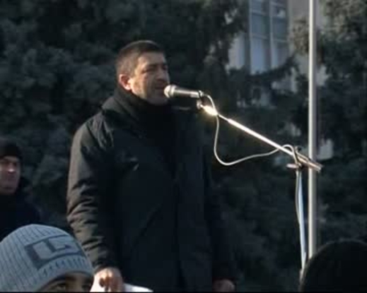 Акция протеста на главной площади столицы