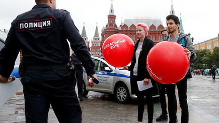 Шары - новая опасность для властей России
