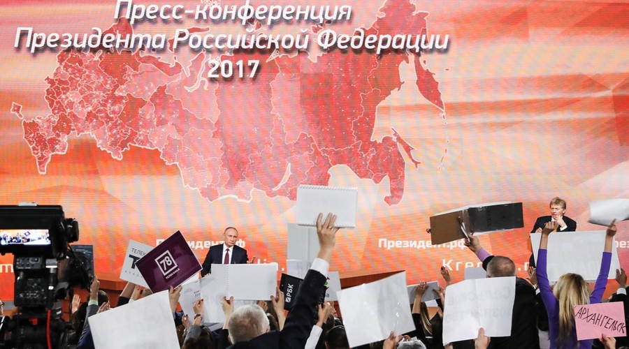 Навальный — это Саакашвили, Трамп — это друг, Сечин ничего не нарушил <> Главное из пресс-конференции Путина
