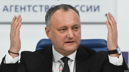 Президент Игорь Додон отозвал из парламента проект Стратегии национальной безопасности