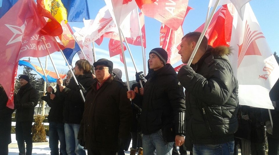 Социалисты провели акцию протеста в Дрокии