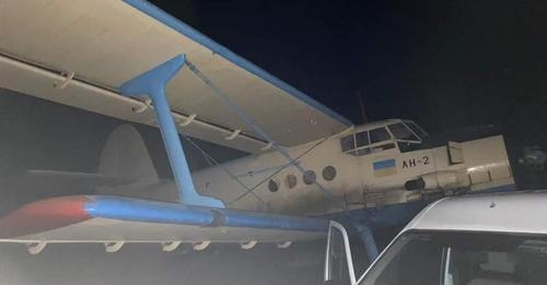 В чистом поле был оборудован аэродром