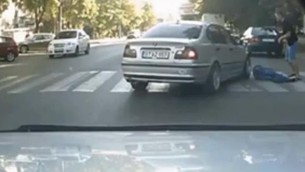 Водитель намеренно сбил пешехода