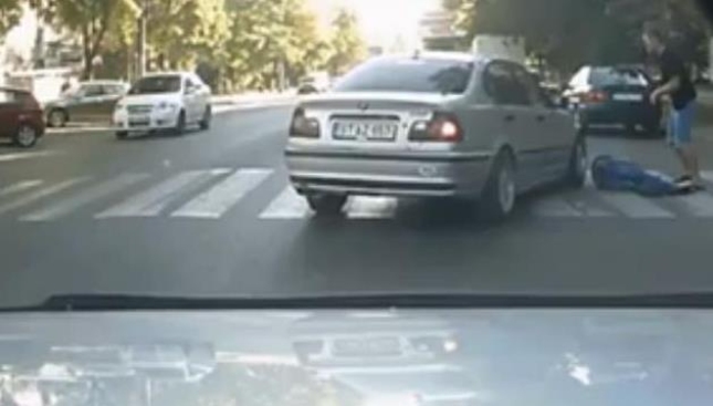 Водитель намеренно сбил пешехода