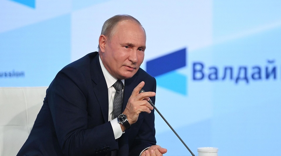 Путин на форуме «Валдай-2022»: Россия уже не претендует на роль гегемона