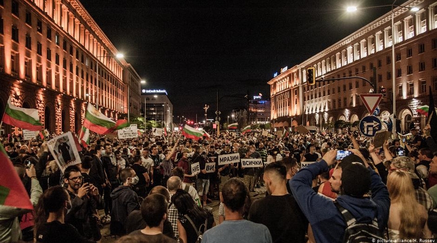 В столице Болгарии вновь прошли массовые протесты