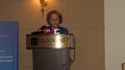 Выступление Зинаиды Гречаной на Международном форуме