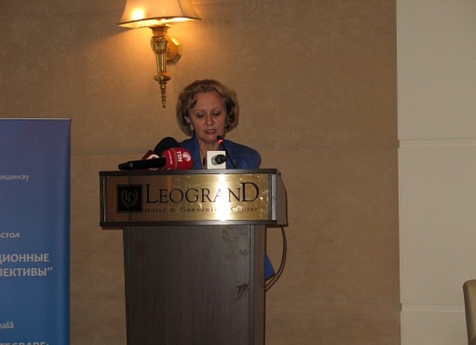 Выступление Зинаиды Гречаной на Международном форуме