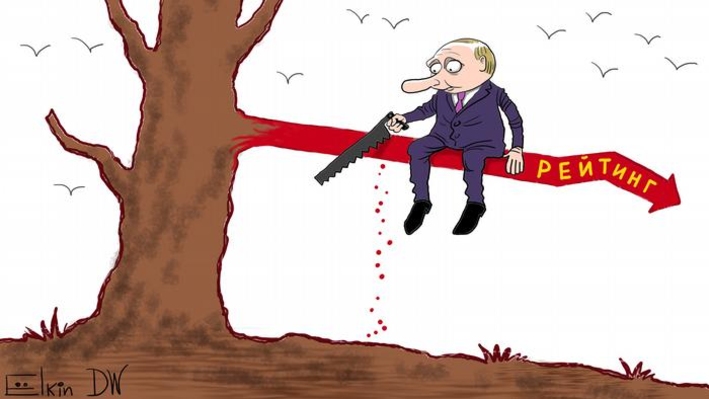 ВЦИОМ сообщил о снижении доверия Путину до минимума за 13 лет