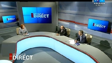 Обсуждение итогов выборов в ток-шоу: Moldova în Direct, на русском языке