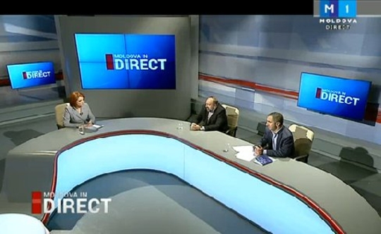 Обсуждение итогов выборов в ток-шоу: Moldova în Direct, на русском языке