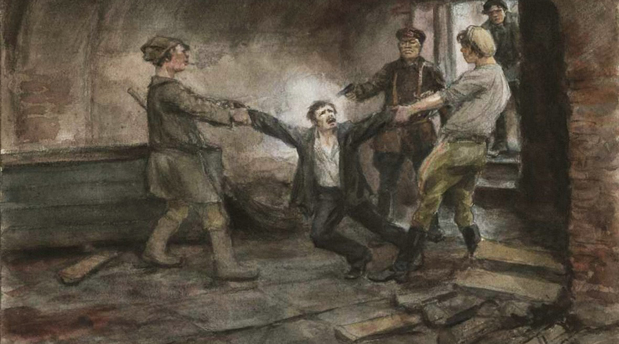 Великий Октябрь. На рисунках очевидца.