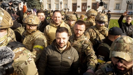 В. Зеленский. День в  Херсоне
