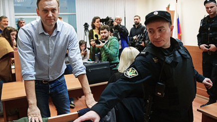 Навального арестовали на 20 суток