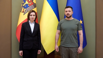 Президент Украины Владимир Зеленский о Молдове и энергетическом кризисе в Приднестровье