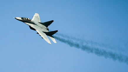 В Подмосковье разбился истребитель МиГ-29