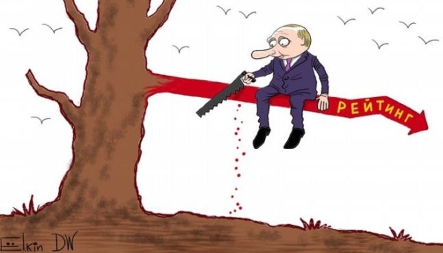 «Навальный запустил лавину»: Рейтинг Путина пробил минимум за 10 лет