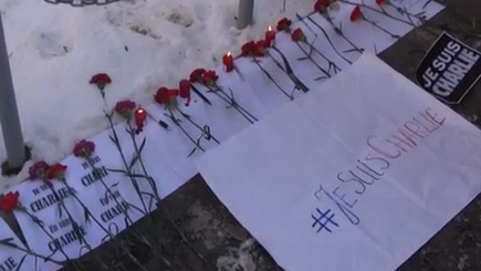 В Кишиневе прошла акция памяти жертв теракта в редакции Charlie Hebdo
