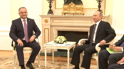 В Москве состоялась встреча Игоря Додона и Владимира Путина