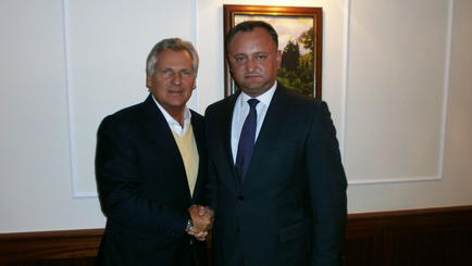 Întrevedere între Igor Dodon și Alexander Kwasniewski