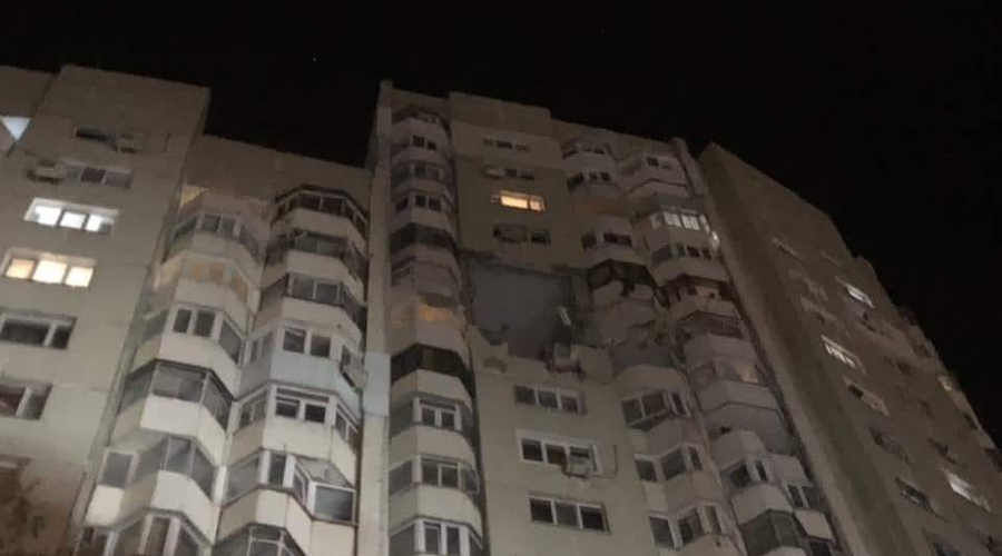Мощный взрыв в Кишиневе