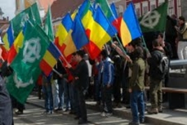 Сторонников Великой Румынии прогнали с антиправительственного митинга в центре Бухареста
