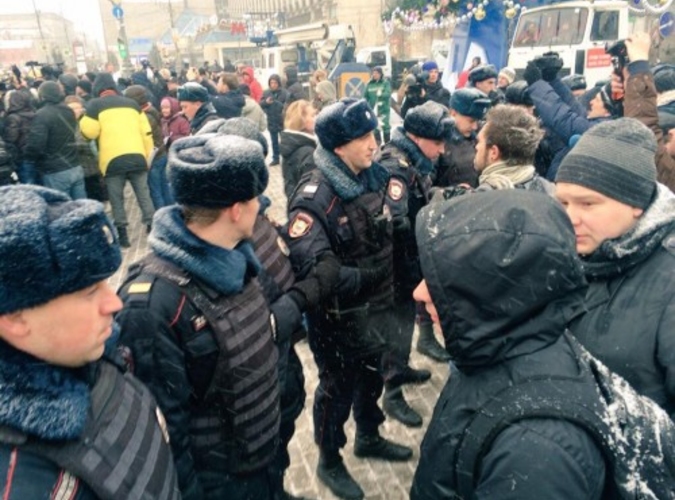 В Москве разогнан «марш перемен»