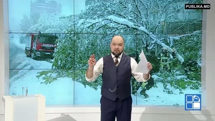 Снежная катастрофа в Молдове