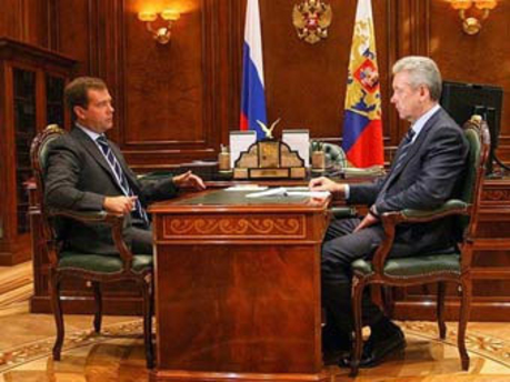 Медведев предложил кандидатуру Собянина на пост мэра Москвы