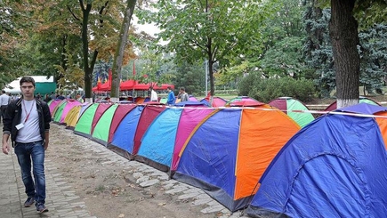 Палаточные городки попали отдельной строкой в государственный бюджет