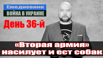 Ежедневник, 31 марта – «Вторая армия» насилует и ест собак