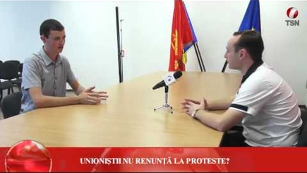 UNIONIŞTII NU RENUNŢĂ LA PROTESTE?
