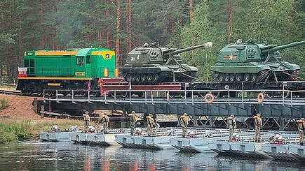 Первая фаза совместных военные учений Беларуси и России 