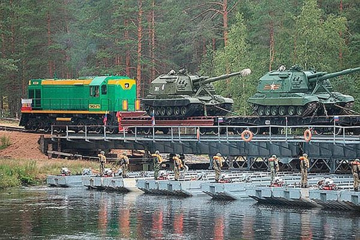 Первая фаза совместных военные учений Беларуси и России 