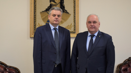 Briefing de presă susținut de viceprim-ministrul pentru reintegrare al Republicii Moldova, Oleg Serebrian, și Ambasadorul cu Misiuni Speciale al Ucrainei responsabil de dosarul transnistrean, Păun Rohovei