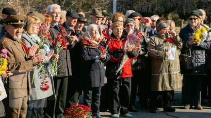 101 годовщина Октября. Митинг